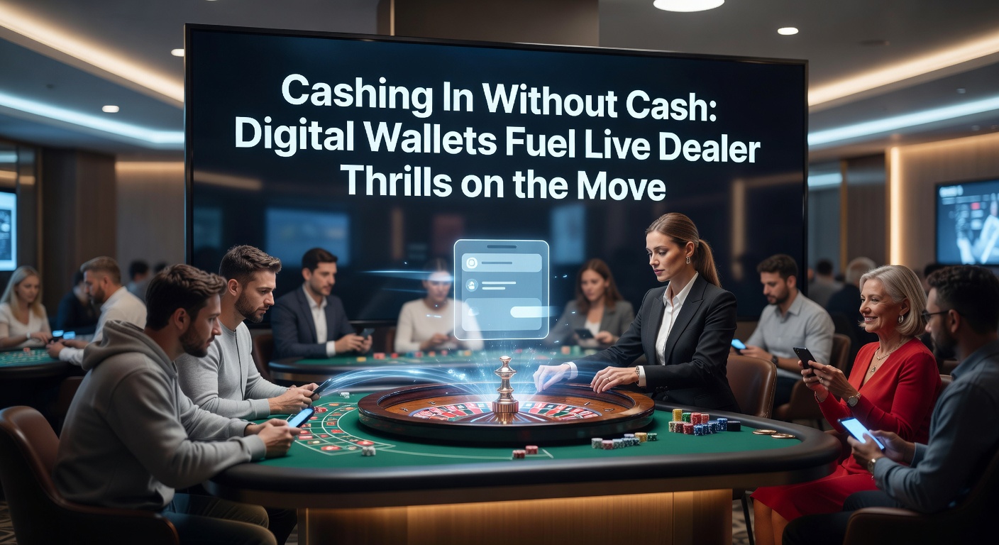 Smartphone displaying a live dealer blackjack game with digital wallet icons overlayed, highlighting seamless mobile payments
