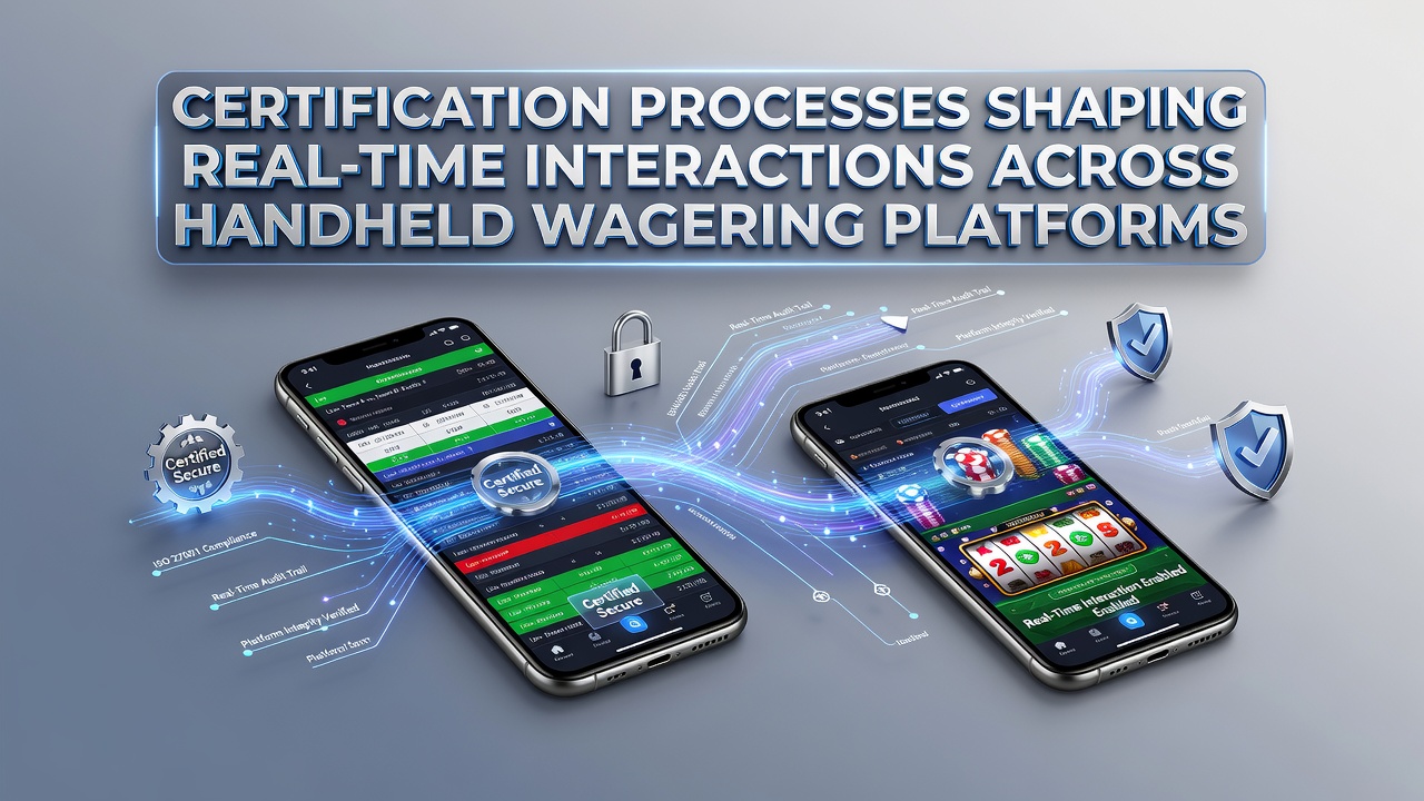Certification testing lab equipment used to verify real-time mobile wagering interactions