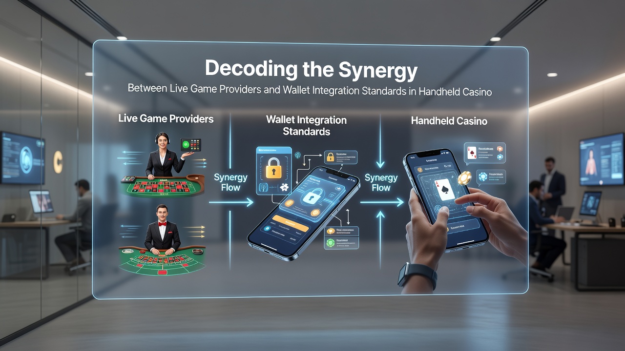 Close-up of secure API connection diagram between live casino software and mobile wallet integration layers