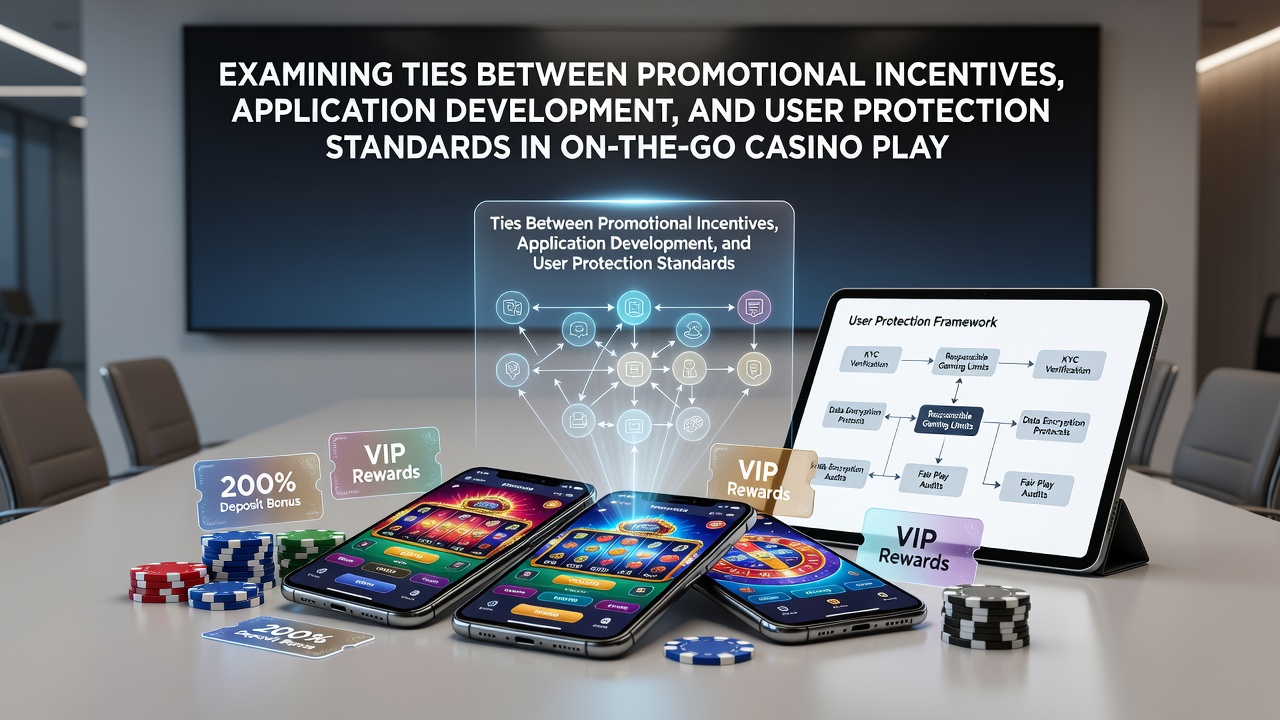 Mobile casino interface displaying promotional offers alongside security indicators on a smartphone screen